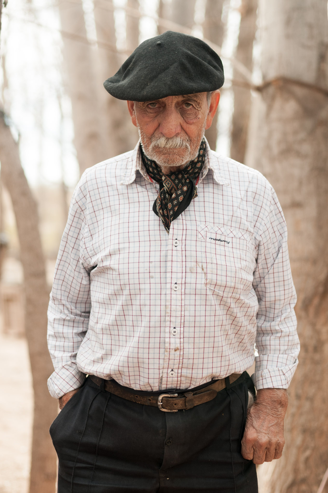 Comunidad Newen Kura, Faustino Molina, logko de la comunidad, Rincón de los Sauces, Neuquén.
